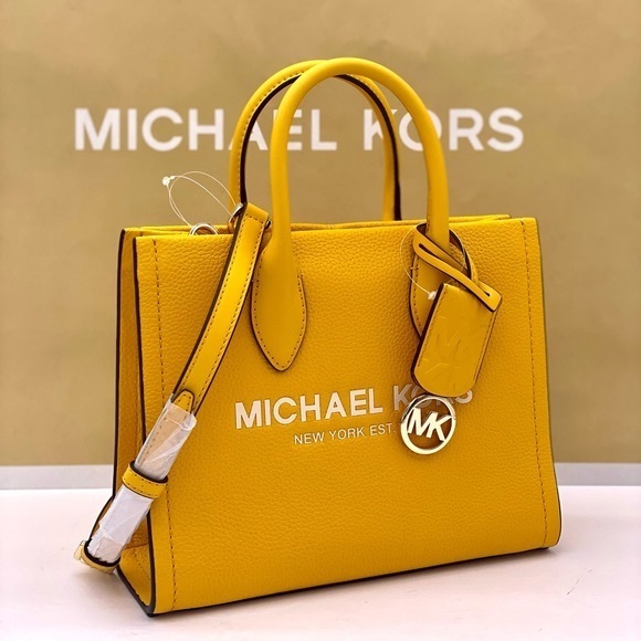 SALE🔥🔥🔥Michael Kors Mirella Small Shopper Top Zip Tote Crossbody Jasmine - Picture 1 of 13